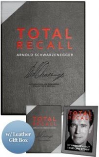 Arnold Schwarzenegger Signed Ed Book Total Recall w COA Only 1000 Made 