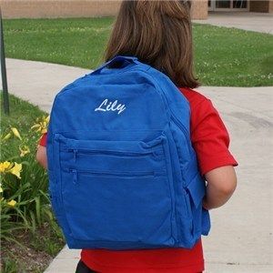 PERSONALIZED BACK TO SCHOOL BACKPACK EMBROIDERED NAME BACKPACK BOYS 
