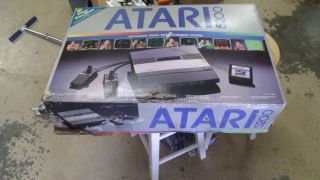 Atari 5200 Game Console and Games in Box