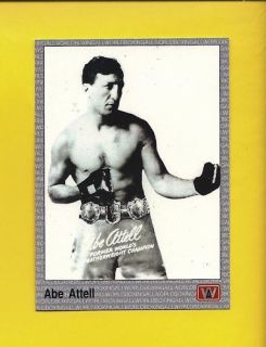 Abe Attell Champion Boxer 1919 Chicago White Black Sox Scandal Gambler 