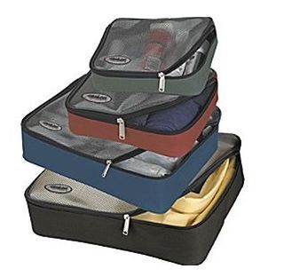 Athalon Accesories Packing Cubes 4 Pack Assorted Colors 522 New