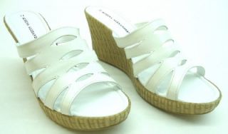 athena alexander women s fany sandal white size 11 m
