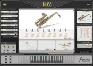 Arturia Brass Physical Modeling Software / Virtual Instrument Plug in 