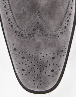New $800 Sutor Mantellassi Gray Shoes 9 8