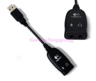 Logitech USB to 3 5mm Jack Stereo Headset Audio Adapter