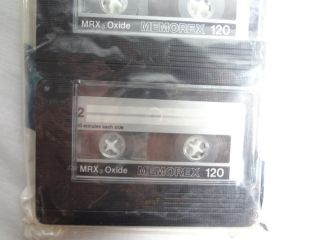 Memorex MRX3 Oxide 120 Minute Audio Cassette Tapes 3 Pack New SEALED 