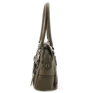 the etienne aigner ashleigh satchel bag features supersoft leather and