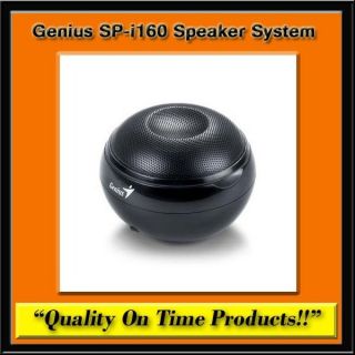  I160 Speaker System Portable iPod Audio Sound Multimedia Black