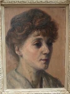 Pierre Auguste Renoir 19th 20thC French Impressionist Portrait Oil 