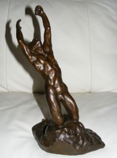   Bronze Sculpture Signed Auguste Rodin w Reg Too OD Picasso Era
