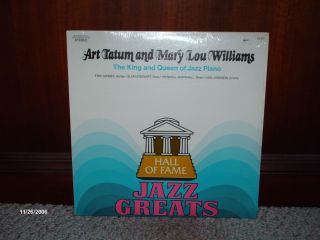 ONE 33 RPM RECORD LP ART TATUM MARY LOU WILLIAMS THE KING QUEEN OF 