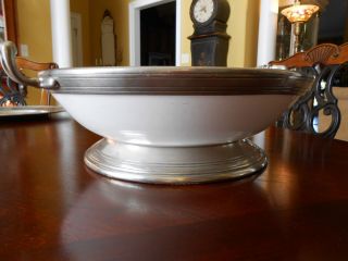 TUSCAN ARTE ITALICA Large BOWL Double Handle Footed Serving ITALY 95 