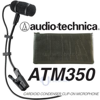 Audio Technica ATM350 ATM 350 Condenser Clip on XLR Mic