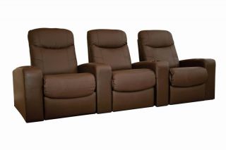 8326 Home Theater Seating Recliner Movie Chairs 3 Seats