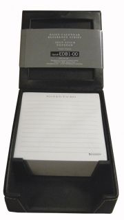 At A Glance Executive Desk Top Note Pad and Card Holder