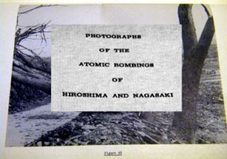 1945 SC PHOTOS ATOMIC BOMBINGS HIROSHIMA & NAGASAKI MANHATTAN ENGINEER 