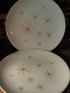 Vintage Star Glow Royal China Dishes Snowflake Atomic