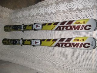 120cm Atomic SL 9 Junior Race Ski w Marker 450 Binding Sharpened and 