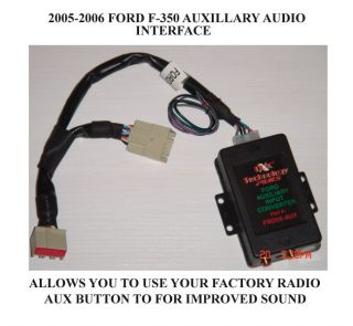 2005 2006 Ford F 350 Aux Input Adapter XM iPod iRiver