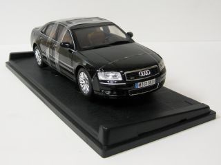 Audi A8 Diecast Model Car Black 1 18 Scale Motormax