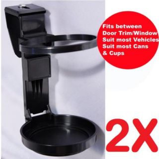 2X Cup Holder Drink Can Bottle Car Interior Accessories