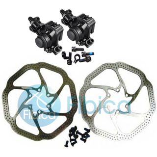   BR M375 Mechanical Disc Brake Calipers Set with Avid HS1 Rotors