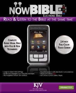 KJV NowBible Mini Color Dramatized   Audio / Visual Bible Reader   4GB 