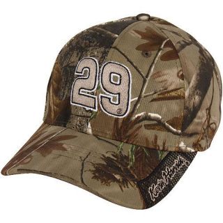 Chase Authentics Kevin Harvick Outfitters Flex Hat   Realtree Camo   M 