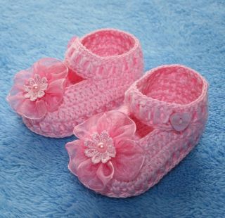 Luxurious crochet booties for reborn baby doll