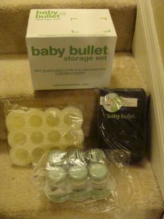 BABY BULLET STORAGE SET   DATE AND DIAL, POP BATCH, STORAGE   NEW