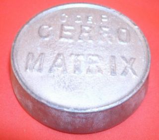 babbitt ingot cerro matrix bearing casting material