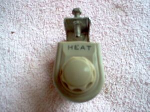 VINTAGE AUTO ILLUMINATED HEATER SWITCH OLD CAR PARTS RATROD FORD CHEV 