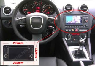 Hot Audi A3 S3 HD Car GPS Navigation System DVD Player
