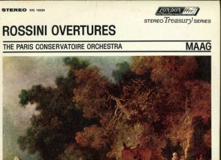 london sts 15030 rossini overtures maag 1960s nm lp