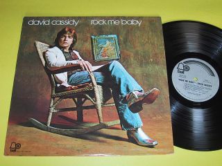 David Cassidy Rock Me Baby 1972 LP EX Partridge Family