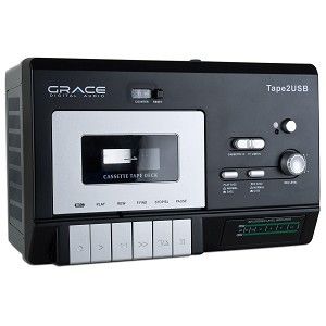 Grace Digital Audio TAPE2USB Cassette to  Converter