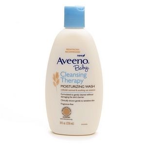 Aveeno Baby Cleansing Therapy Moisturizing Wash 8 Oz