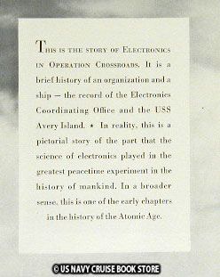 USS Avery Island Operation Crossroads Cruise Book 1946