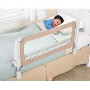 Safety 1st Secure Top Bed Rail 15 Inches High Beige Baby Child Kid 