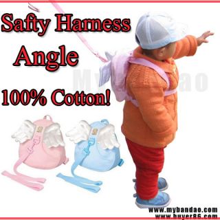 Toddler Safety Harness Kid Reins Baby Backpack Angel