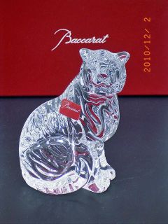 Authentic Baccarat Zodiac Cougar Crystal Leopard Year of The Tiger 
