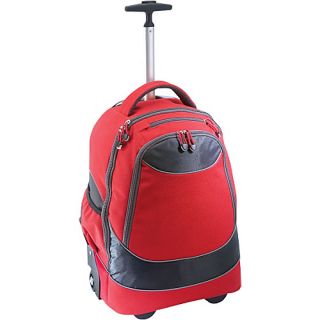   an image to enlarge traveler s choice rolling computer backpack red