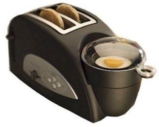 Back to Basics TEM500 Egg and Muffin Bagel 2 Slice Toaster Egg Poacher 