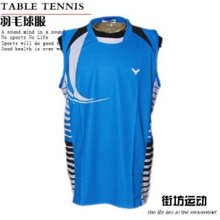 New 2011 VICTOR Mens Badminton / Tennis Sleeveless Shirts V8930