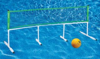   Volleyball and Badminton Pool Set Backyard Outdoor Game New