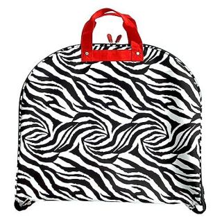 Red Zebra Garment Bag Dress Bag Clothing Bag Tote Luggage Suitcase 