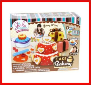 Girl Gourmet CAKE BAKERY OVEN Set NO HEAT BONUS 6 Cake Mixes Refills 