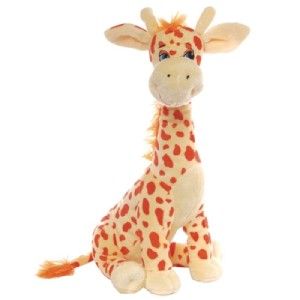 bright orange giraffe plush toy teddy friends new