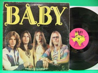 Baby Self Titled 1974 LP Album Texas Southern Rock Debut Record Lone 