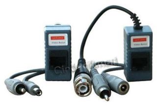 10 Video Audio Power Baluns CCTV Camera Transceiver M50
